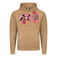 Vintage Camel Xoxo Baby Cow Valentine's Day Vintage Hoodie - FaDigitalArtStudio