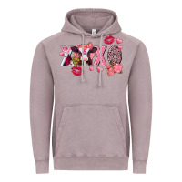 Vintage Zinc Xoxo Baby Cow Valentine's Day Vintage Hoodie - FaDigitalArtStudio