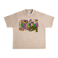 French Oak Louisiana Mardi Gras Urban Heavy Tee - FaDigitalArtStudio