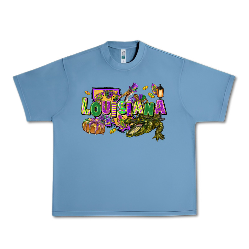 Louisiana Mardi Gras Urban Heavy Tee by FaDigitalArtStudio | Teevron