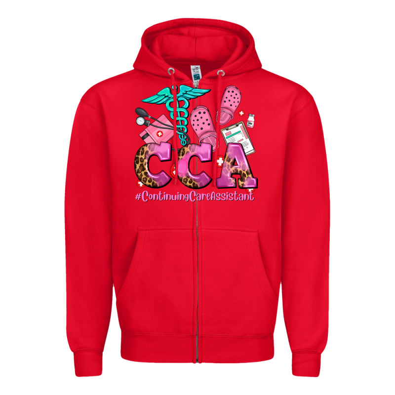 Cca  Continuing Care Assistant With Crocs Zipper Hoodie by AdoDesignShop | Teevron