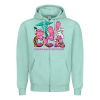 Seafoam cca  continuing care assistant with crocs Zipper Hoodie - AdoDesignShop