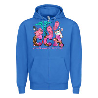 True Royal cca  continuing care assistant with crocs Zipper Hoodie - AdoDesignShop