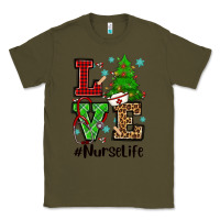 Army Green love nurse life christmas Classic Tee - CowGirlArtShop