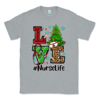 Heather Grey love nurse life christmas Classic Tee - CowGirlArtShop