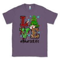 Lavender love nurse life christmas Classic Tee - CowGirlArtShop