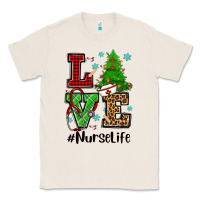Natural love nurse life christmas Classic Tee - CowGirlArtShop