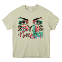 Mossy resting nurse face Heavy Core Tee - RanaPortraitStore