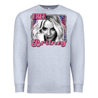 Heather Grey free britney Premium Sweatshirt - AdoDesignShop
