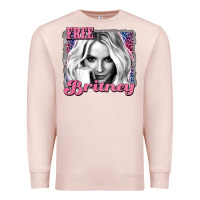 Pale Pink free britney Premium Sweatshirt - AdoDesignShop