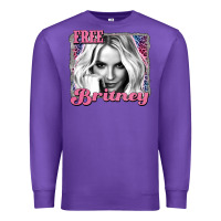 Purple free britney Premium Sweatshirt - AdoDesignShop