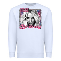 White free britney Premium Sweatshirt - AdoDesignShop