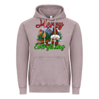 Merry Everything Vintage Hoodie | Teevron