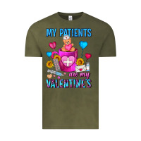 Vintage Olive My Patients Are My Valentine Coffee Mug Vintage Tee - FaDigitalArtStudio