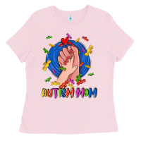 Bubblegum Pink Autism Mom Ladies Tee - CowGirlArtShop