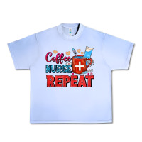 Grape Ice Coffee Nurse Repeat Urban Heavy Tee - FaDigitalArtStudio