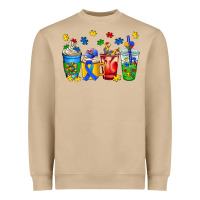 Mushroom autism coffee cup Heavyweight Sweatshirt - AdoDesignShop