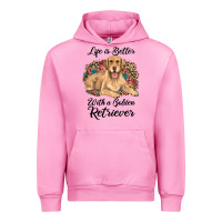Life Is Better With A Golden Retriever Urban Hoodie | Teevron