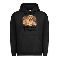Pigment Black life is better with a golden retriever Urban Hoodie - JahusDesignShop