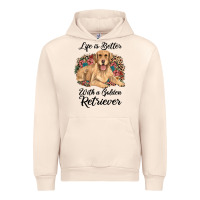Sandshell life is better with a golden retriever Urban Hoodie - JahusDesignShop