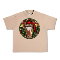 Burro Longhorn Cow Christmas Urban Heavy Tee - RanaPortraitStore