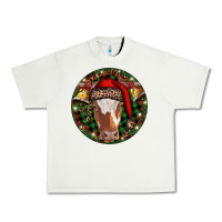 Longhorn Cow Christmas Urban Heavy Tee | Teevron