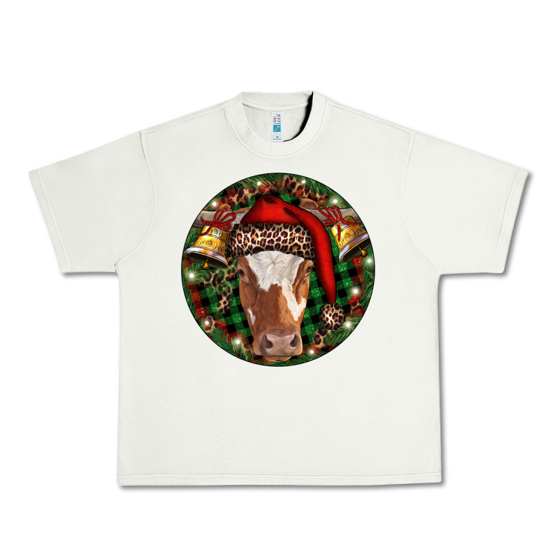 Longhorn Cow Christmas Urban Heavy Tee by RanaPortraitStore | Teevron