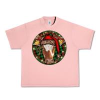 Salmon Longhorn Cow Christmas Urban Heavy Tee - RanaPortraitStore