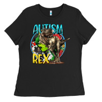 Black Autism Rex Ladies Tee - CowGirlArtShop