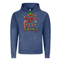 Vintage Denim im the oldest elf i make the rules Vintage Hoodie - FaDigitalArtStudio