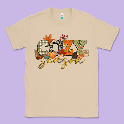 Cozy Season Classic Tee Designed By Cowgirlartshop