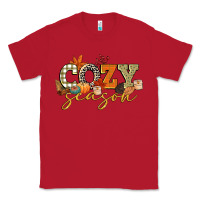 Red cozy season Classic Tee - CowGirlArtShop