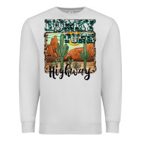 Dove Grey honky tonk highway Premium Sweatshirt - AdoDesignShop