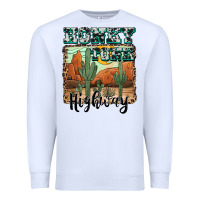 White honky tonk highway Premium Sweatshirt - AdoDesignShop