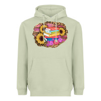 Matcha books sunflower back to school background Heavyweight Hoodie - AdoDesignShop