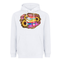 White books sunflower back to school background Heavyweight Hoodie - AdoDesignShop