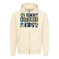 Sandshell i teach ausome kids Zipper Hoodie - AdoDesignShop