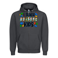 Smoke i teach ausome kids Zipper Hoodie - AdoDesignShop