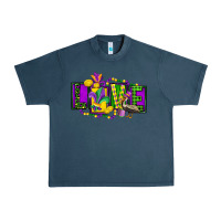 Midnight Navy mardi gras love Urban Heavy Tee - FaDigitalArtStudio