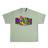 Oil Green mardi gras love Urban Heavy Tee - FaDigitalArtStudio