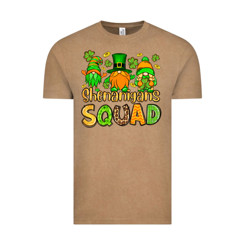 St. Patrick's Shenanigans Squad Gnomies Vintage Tee by OliviaCreatesArt | Teevron
