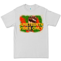 Dove Grey juneteenth vibes only Premium Tee - CowGirlArtShop