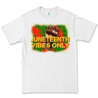 White juneteenth vibes only Premium Tee - CowGirlArtShop