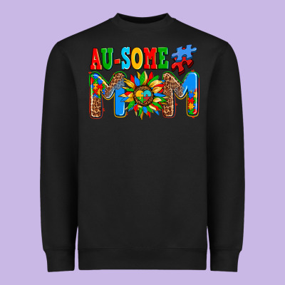 Ausome Autism Mom Heavyweight Sweatshirt Designed By Adodesignshop