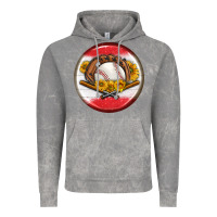 Cloud Rock baseball with sunflower round earrings Vintage Hoodie - BundleAndBundleShop
