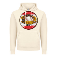 Vintage Artic baseball with sunflower round earrings Vintage Hoodie - BundleAndBundleShop