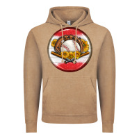 Vintage Coffee baseball with sunflower round earrings Vintage Hoodie - BundleAndBundleShop