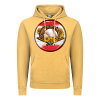 Vintage Mustard baseball with sunflower round earrings Vintage Hoodie - BundleAndBundleShop