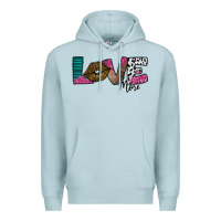 Blue Mist Love More Premium Hoodie - SublimationCraftShop