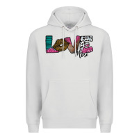 Dove Grey Love More Premium Hoodie - SublimationCraftShop